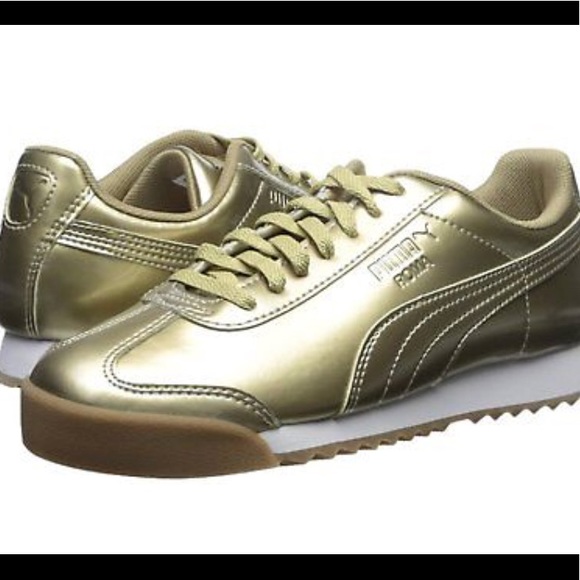 puma roma gold